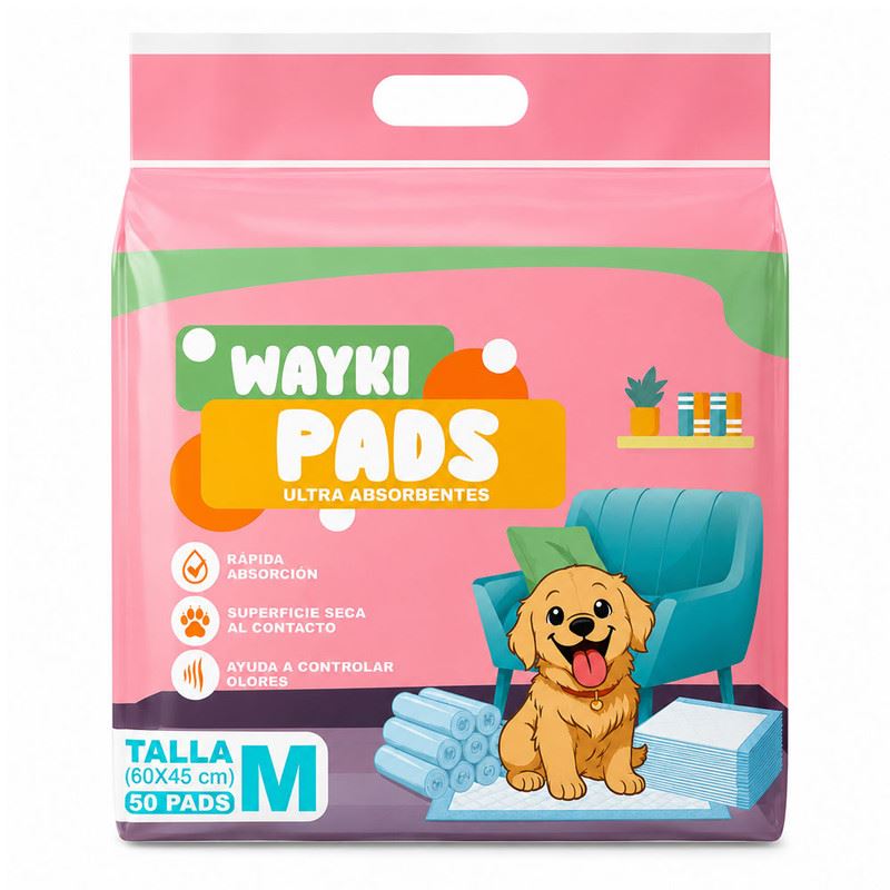 Pañales de Piso para Perros Wayki Pads – M